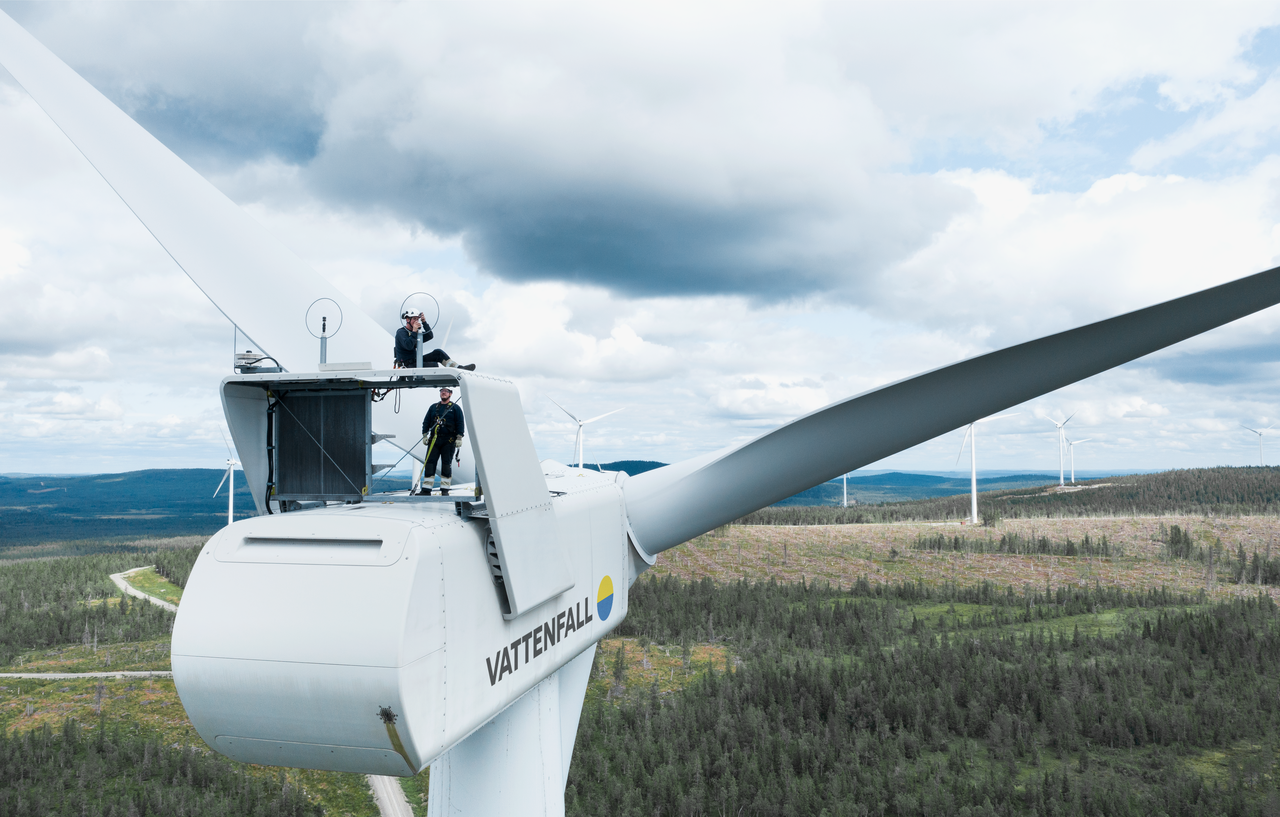 Underhåll av  vindkraftsturbiner