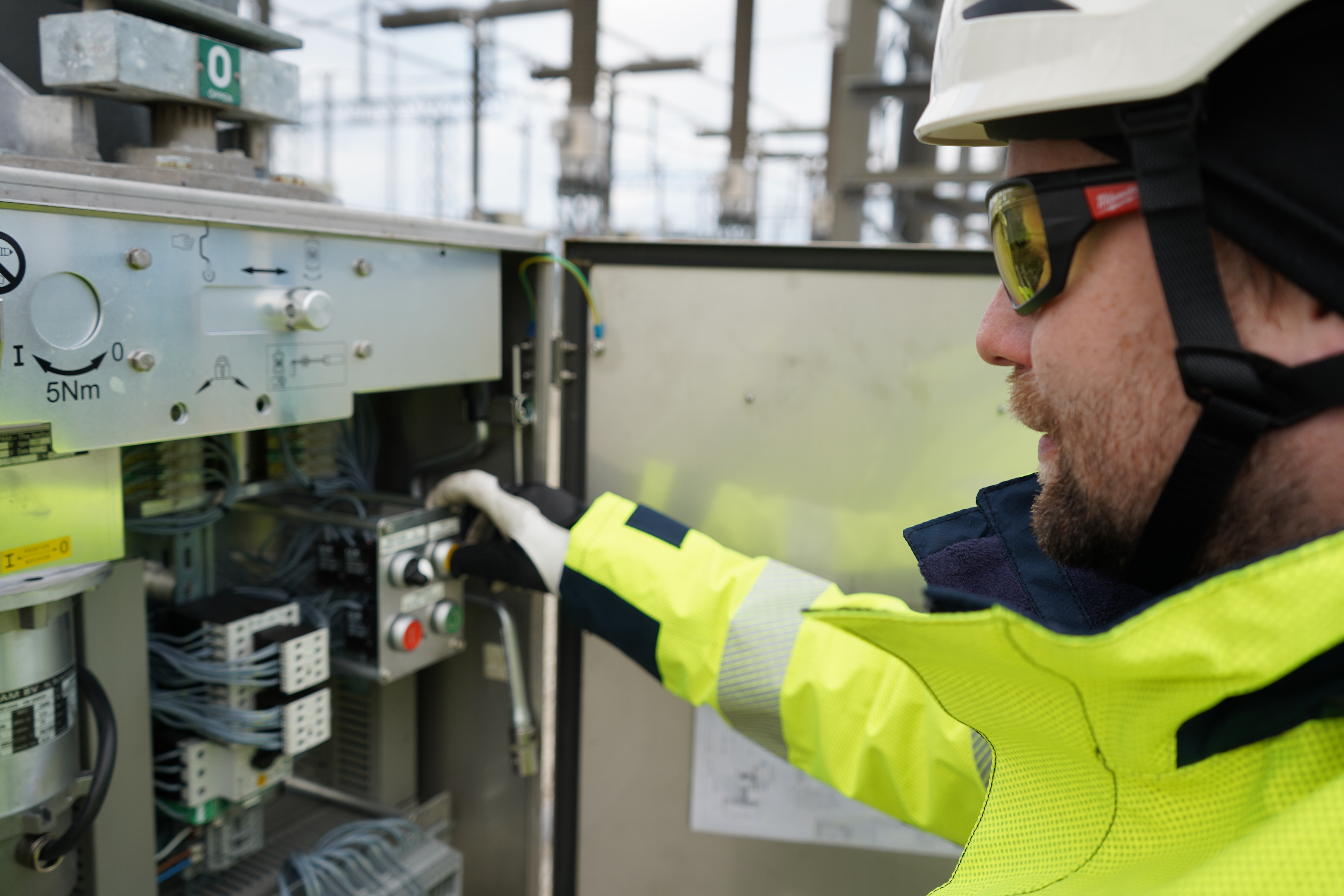 Underhåll estationer elnät