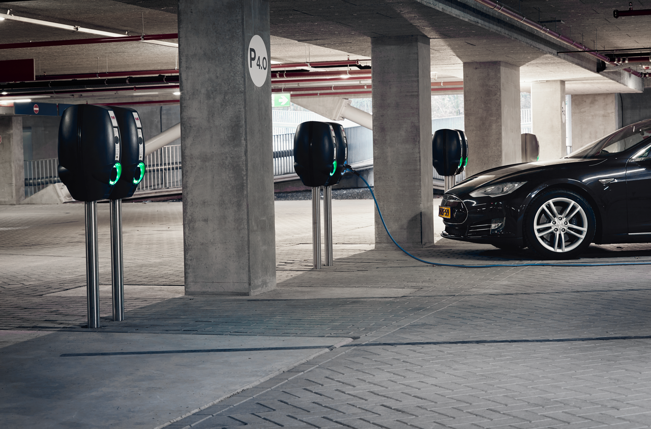 Laddstolpar för elbilar