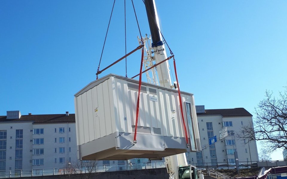 Vattenfall erbjuder flexibla och driftklara mobila transformatorstationer. 