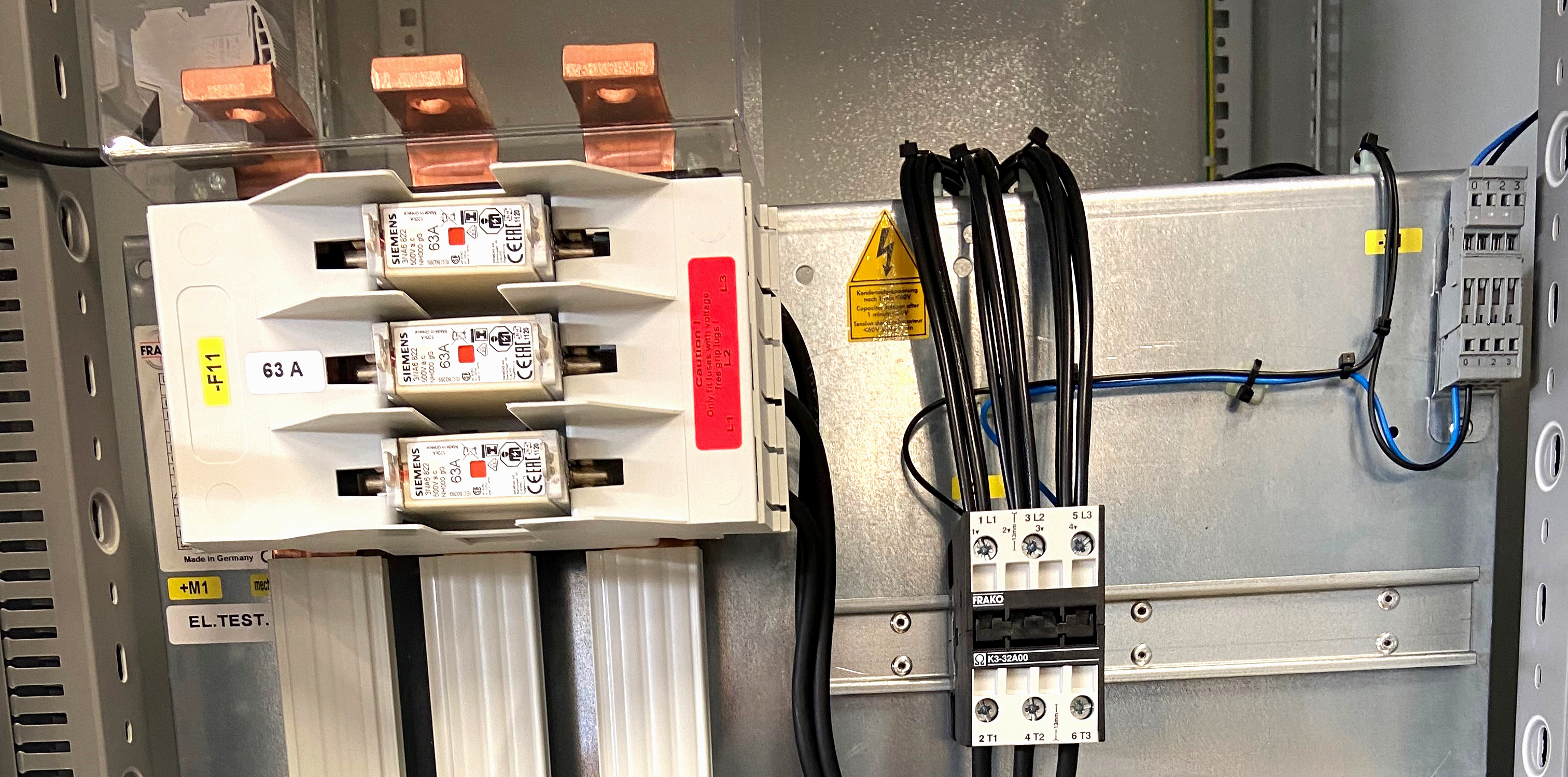 Övertonsfilter och faskompensering