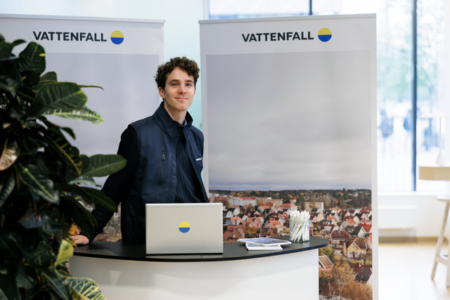 Vattenfall anställd redo att rådgiva