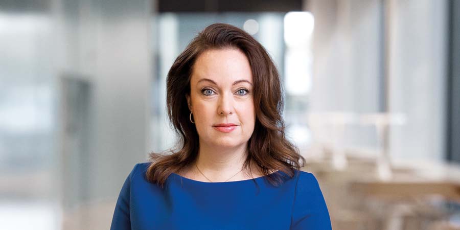 Porträttbild på Anna Borg