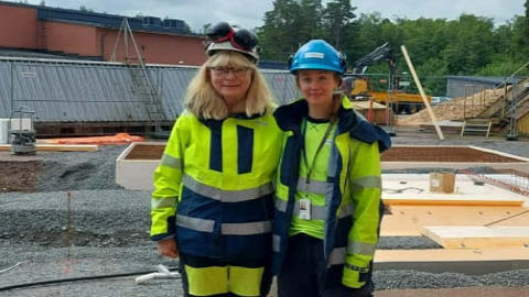 Bild på fjärrvärmeanläggning