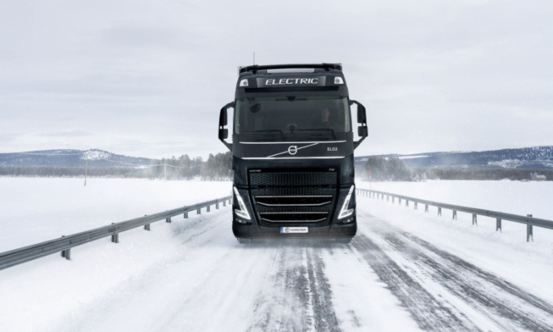Volvo eldriven lastvagn