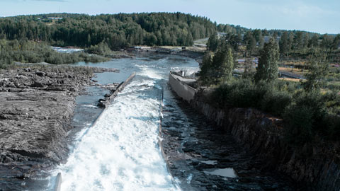 Vattenkraft i Stornorrfors