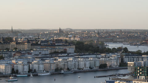 Vy över Stockholm
