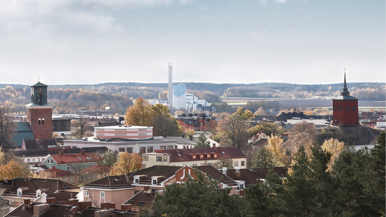 Vy över Nyköping