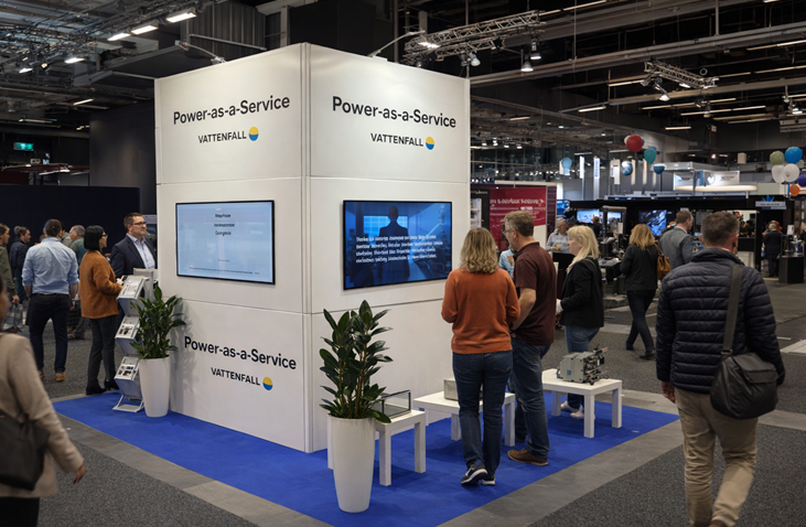Power-as-a-Service på norra Europas ledande mötesplats för underhåll